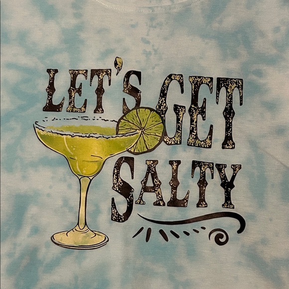 Blue Tie-Dye Graphic Tee - Picture 2 of 10